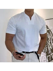 Men's Pocket V-Neck Short Sleeve Tee