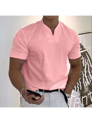 Men's Pocket V-Neck Short Sleeve Tee