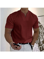 Men's Pocket V-Neck Short Sleeve Tee