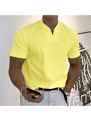 Men's Pocket V-Neck Short Sleeve Tee