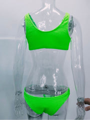 Women's Sexy Pure Color Swimsuit