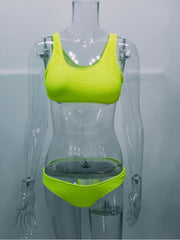 Women's Sexy Pure Color Swimsuit