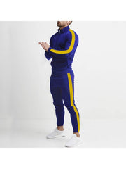 Colorblock Sport Long Sleeve Pants Sets