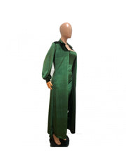 Velvet Solid Strapless Jumpsuit Cardigan Suit