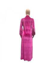 Velvet Solid Strapless Jumpsuit Cardigan Suit