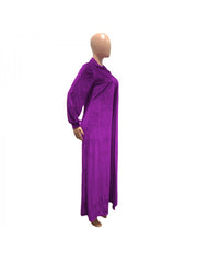 Velvet Solid Strapless Jumpsuit Cardigan Suit