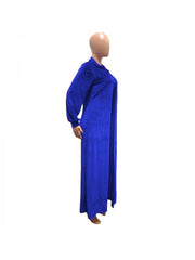 Velvet Solid Strapless Jumpsuit Cardigan Suit