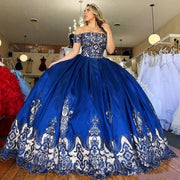Royal Blue Princess Quinceanera Dress