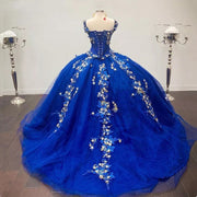Royal Blue Quinceanera Dress Sweetheart Sleeveless