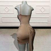 Glitter Beaded Crystal Sexy Birthday Dress