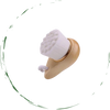 Facial Brush Bamboo Handle