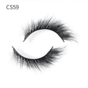 Handgemaakte Mink Wimpers Soft Curl Gevleugelde End Oog Langwerpige Valse Wimpers Dikke Kruis Natuurlijke Fake Lash Nieuwe Makeup Tools Groothandel