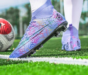 Men's Soccer Shoes Non-Slip Football Boots Cleats Grass Soccer Sneakers