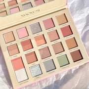   20 Colors Shiny Eyeshadow Palette Matte Rose Color Earth Eye Shadow Polarized Glitter Long Lasting Eye Makeup Cosmetic