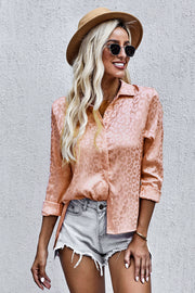 Embossed Button Shirt