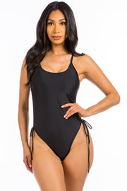 SEXY SOLID COLOR ONE PIECE