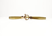 Gold Clasp Stretch Belt