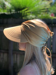 Women Visor Summer Hat with UV 50+ SPF