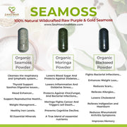 Trio Pack - Seamoss, Blackseed, Moringa (1 Month Supply)